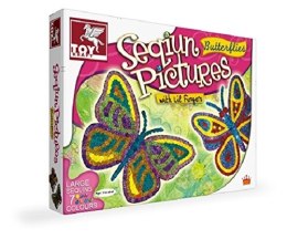 Zdobienie cekinami - Motyle Toy Kraft