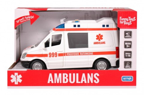 Auto karetka ze światłem i dźwiękiem Artyk