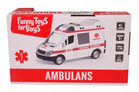 Auto karetka ze światłem i dźwiękiem Artyk