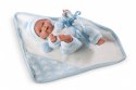 Bobasek z niebieskim kocykiem 26 cm Llorens