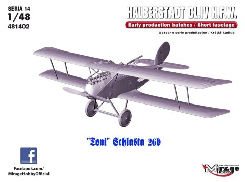 Halberstadt CL.IV H.F.W. early batches Mirage