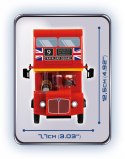 Klocki Action Town 435 elementów London Bus, autobus dwupiętrowy Cobi Klocki