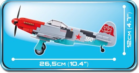 Klocki Armia 235 elementów Yakovlev Yak-3 Radziecki samolot myśliwski Cobi Klocki
