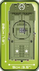Klocki Armia 370 elementów M8 Greyhound, amerykański samochód pancerny Cobi Klocki