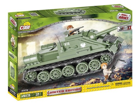 Klocki Armia 413 elementów SU-85 Radzieckie działo samobieżne Cobi Klocki