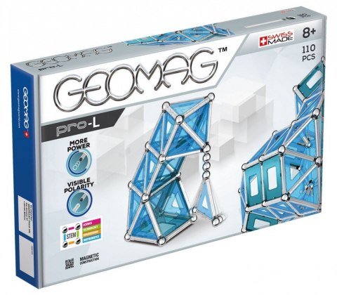 Klocki magnetyczne PRO-L - 110 elementów Geomag