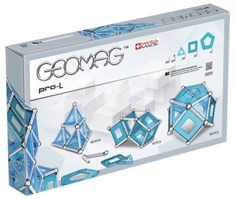 Klocki magnetyczne PRO-L - 75 elementów Geomag