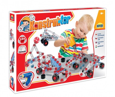 Konstruktorek 244 elementy Dromader
