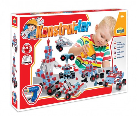 Konstruktorek 247 elementów Dromader