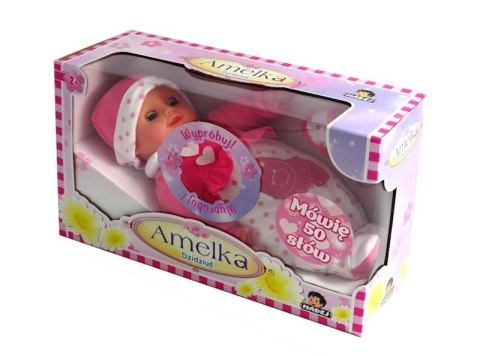 Lalka Dzidziuś 34 cm 50 słów Madej