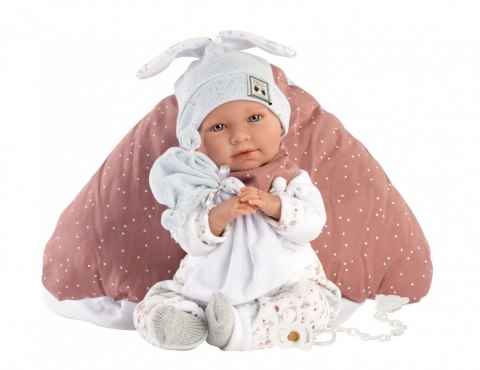 Lalka Mimi z dźwiękami 42 cm, płacze i mówi mama, papa Llorens