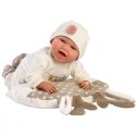 Lalka bobas Mimi z dźwiękami 42 cm, śmieje się i mówi mama, papa Llorens