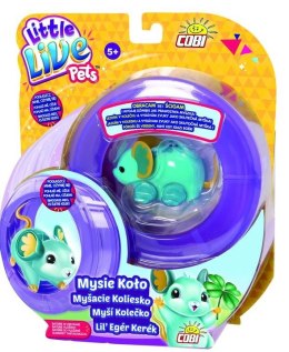 Little Live Pets Myszka z kołowrotkiem, Szczęsciara Cobi