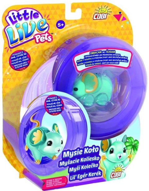 Little Live Pets Myszka z kołowrotkiem, Szczęsciara Cobi