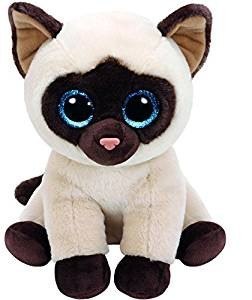 Maskotka TY Beanie Babies - Kot syjamski Jaden 24 cm Średni Meteor
