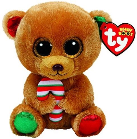 Maskotka TY Beanie Boos Brązowy miś Bella, 24 cm Meteor