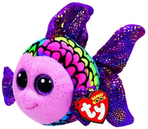 Maskotka TY Beanie Boos - Wielobarwna Ryba Flippy, 15 cm Meteor