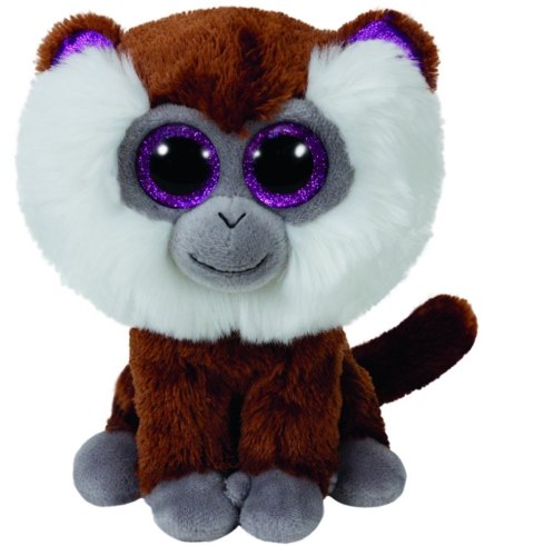 Maskotka TY Beanie Boos - brodata małpa Tamoo, 15 cm Meteor