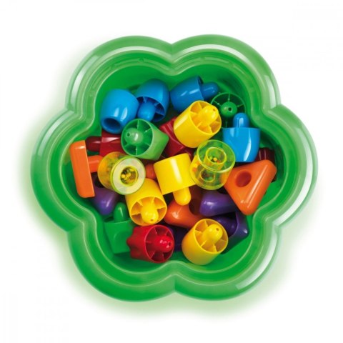 Układanka Daisy box chunky pegs, 28 elementów Quercetti