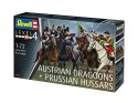 Zestaw figurek Seven Years War Austrian Dragons + Prussian Hussars Revell