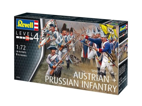 Zestaw figurek Seven Years War Austtrian & Prussian Infantry Revell