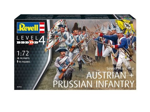 Zestaw figurek Seven Years War Austtrian & Prussian Infantry Revell