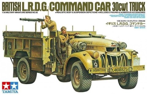 British L.R.D.G. Command Car 30cwt Truck Tamiya