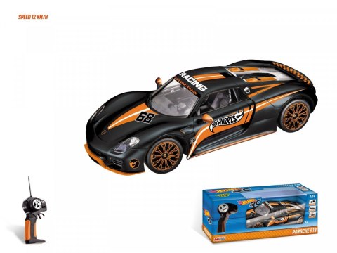 Hot Wheels pojazd R/C 1:14 Porsche 918 Brimarex