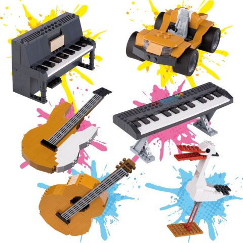 Klocki Creative Power 500 elementów Instrumenty, Bocian Cobi Klocki