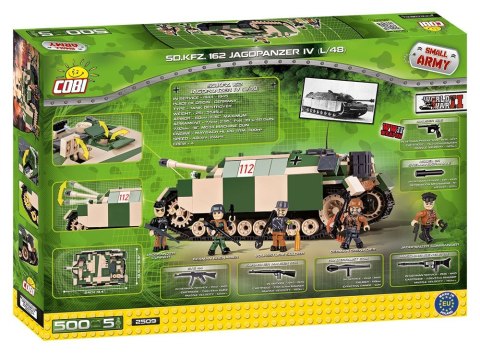 Klocki Small Army 500 elementów Jagdpanzer Cobi Klocki