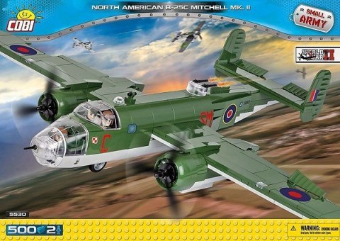 Klocki Small Army 500 elementów North American B-25C Cobi Klocki