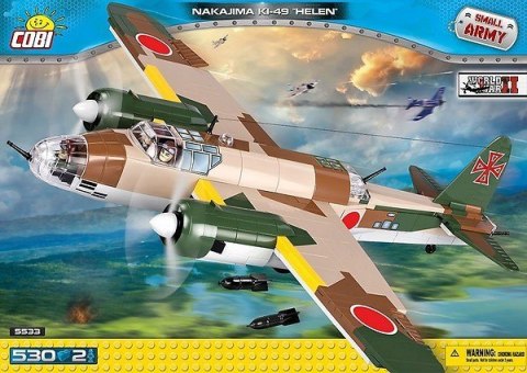 Klocki Small Army 530 elementów Nakajima Ki-49 Helen Cobi Klocki