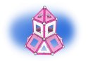 Klocki magnetyczne Pink 104 elementy Geomag