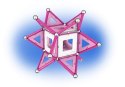 Klocki magnetyczne Pink 104 elementy Geomag