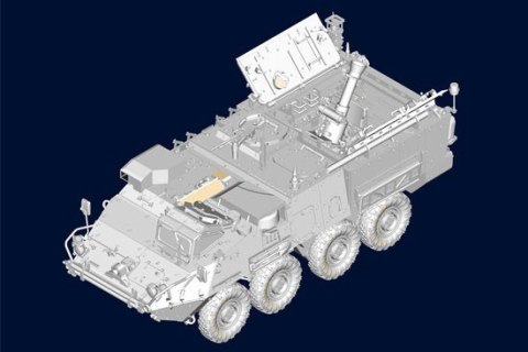 M1129 Stryker Mortar Carrier armed Trumpeter