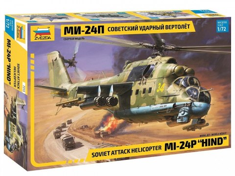 Model plastikowy MIL Mi-24P HIND-F Attack Helicopter Zvezda