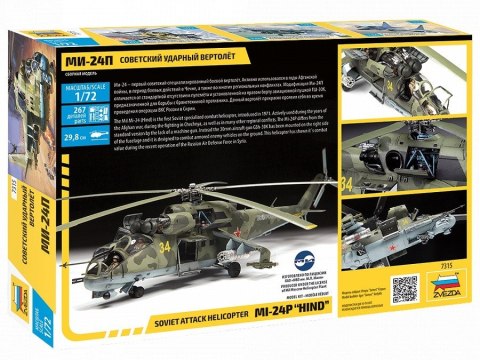 Model plastikowy MIL Mi-24P HIND-F Attack Helicopter Zvezda