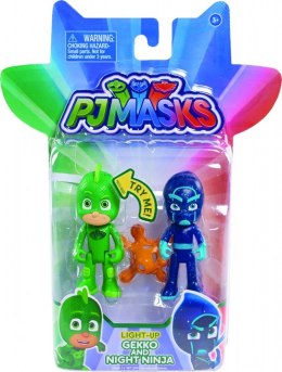 PJ MASKS Świecąca figurka 2-pak, Gekko i Ninja Cobi