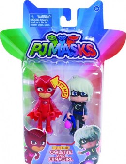 PJ MASKS Świecąca figurka 2-pak, Sowella i Luna Cobi
