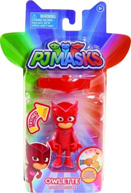 PJ MASKS Świecąca figurka z opaską, Owlette Cobi
