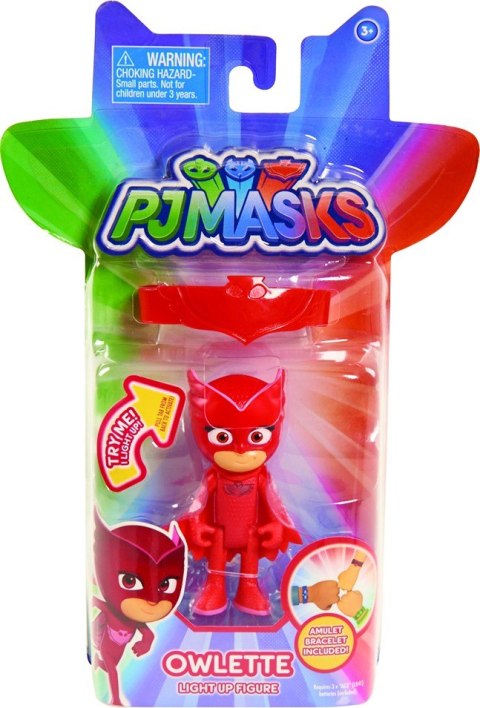 PJ MASKS Świecąca figurka z opaską, Owlette Cobi