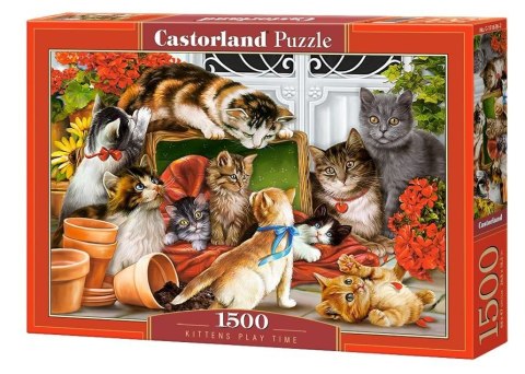 Puzzle 1500 elementów Kotki czas zabawy Castor