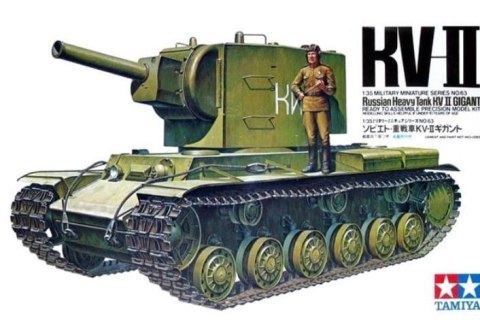 Russian Heavy Tank KV-II Tamiya