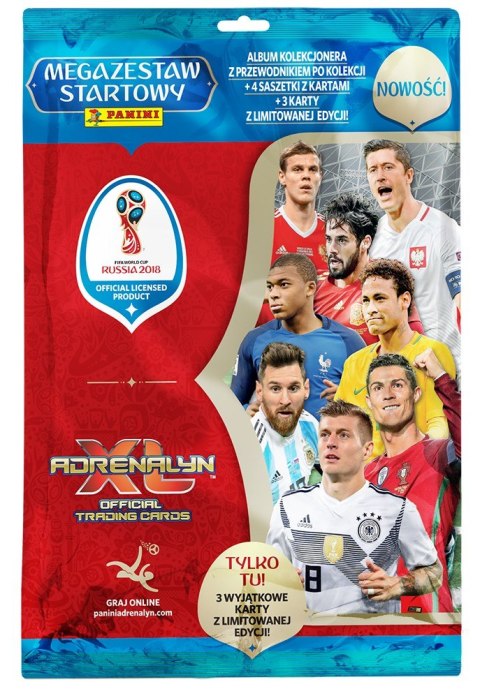 FIFA World Cup Russia 2018 XL Mega zestaw Panini Kolekcja