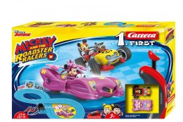 FIRST Tor wyścigowy Miki i Raźni Rajdowcy, Minnie - 2,4 m Carrera