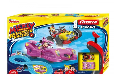 FIRST Tor wyścigowy Miki i Raźni Rajdowcy, Minnie - 2,4 m Carrera