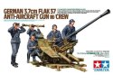 German 3.7cm FLAK 37 Anti-Aircraft Gun w/Crew Tamiya