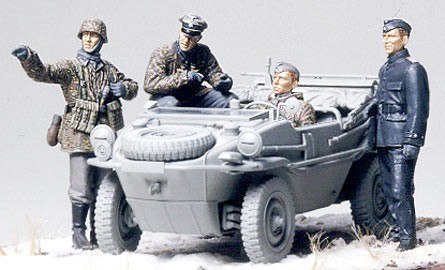 Model plastikowy German Panzer Division "Frontline Reconnaissance Team" Tamiya