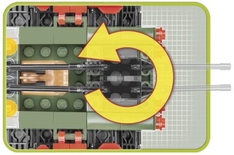 Kllocki Small Army 140 elementów Pojazd Gąsienicowy Cobi Klocki