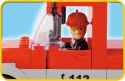 Klocki Action Town 140 elementów Ciężarówka straży pożarnej Cobi Klocki